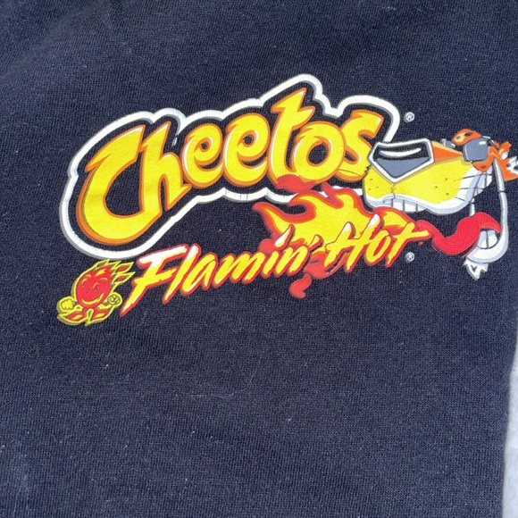 Cheetos Flamin' Hot Sweatpants Black.  Size Large - Picture 2 of 6
